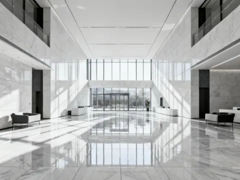 Commercial tile flooring