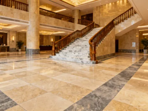 Hospitality tile flooring